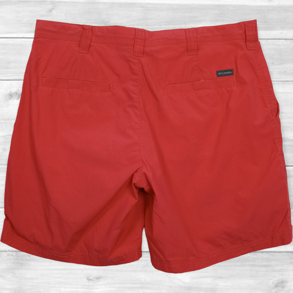 Columbia‎ Men's Coral Cotton Washed Out Chino Shorts Size 36 - Picture 5 of 10